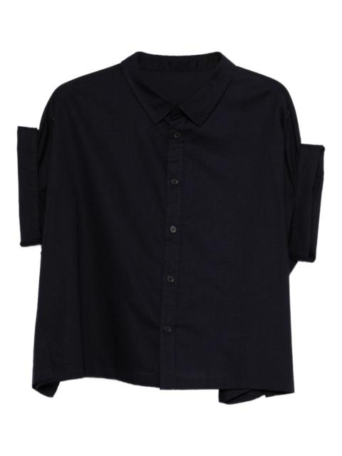 cuffed cotton shirt