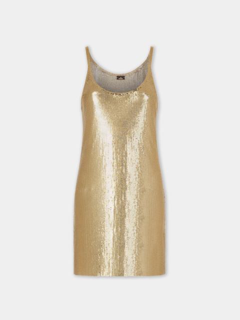 MINI TANK TOP DRESS IN MESH