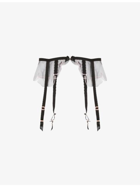 Lorna mesh suspender belt