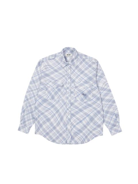 WARP CHECK SHIRT BLUE