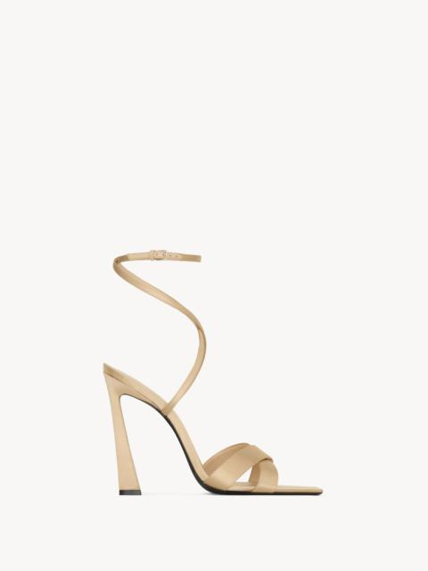 CORINNE SANDALS IN SATIN CREPE