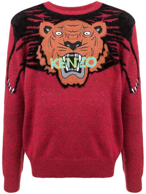intarsia tiger sweater