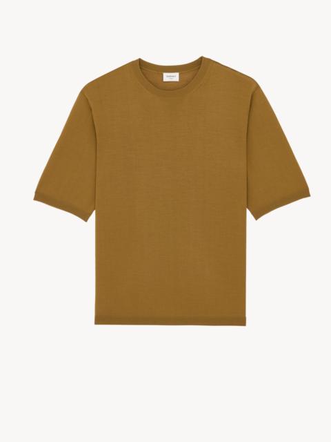 OVERSIZED T-SHIRT IN WOOL