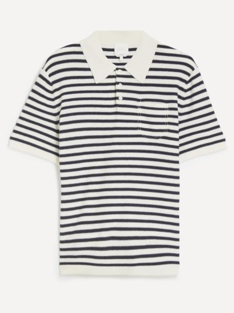Eliot Striped Knitted Polo