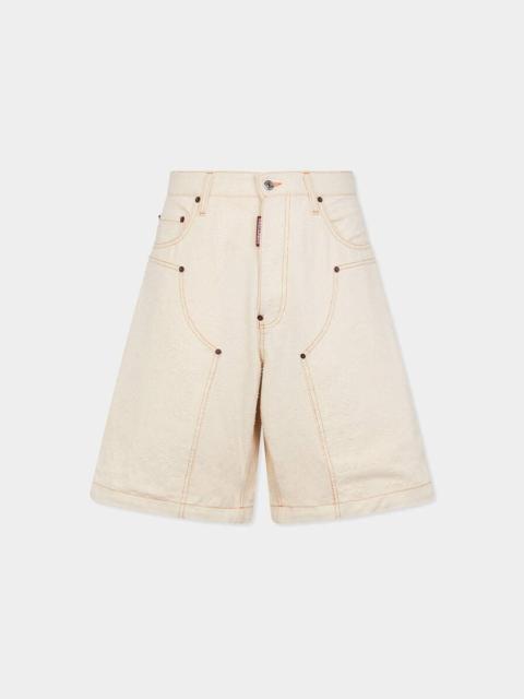 RAW WASH CARPENTER SHORTS