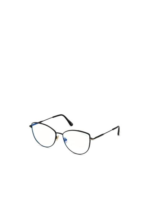 cat-eye frame glasses