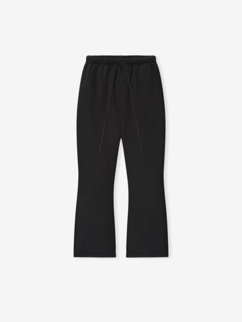 Womens Heavy Fleece Flare Sweatpant