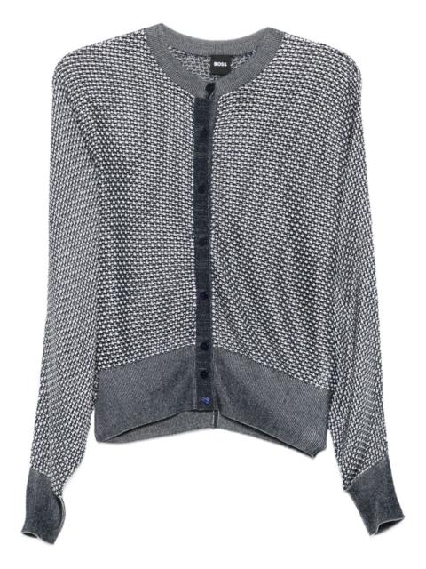 textured cardigan