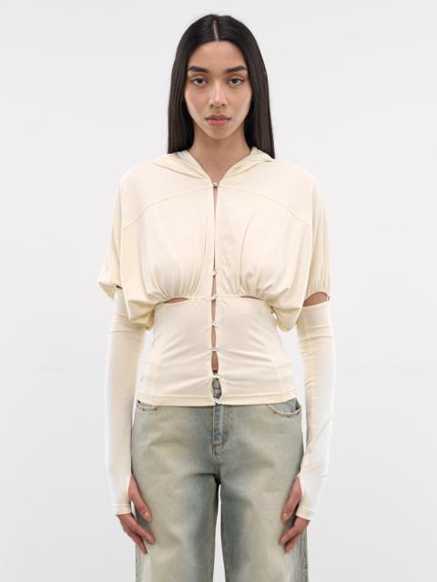 Detachable Sleeve Combo Hooded Jacket