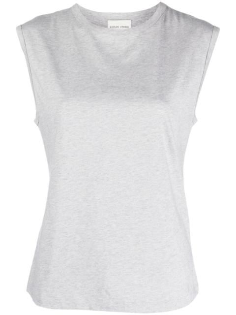 sleeveless Pima-cotton top