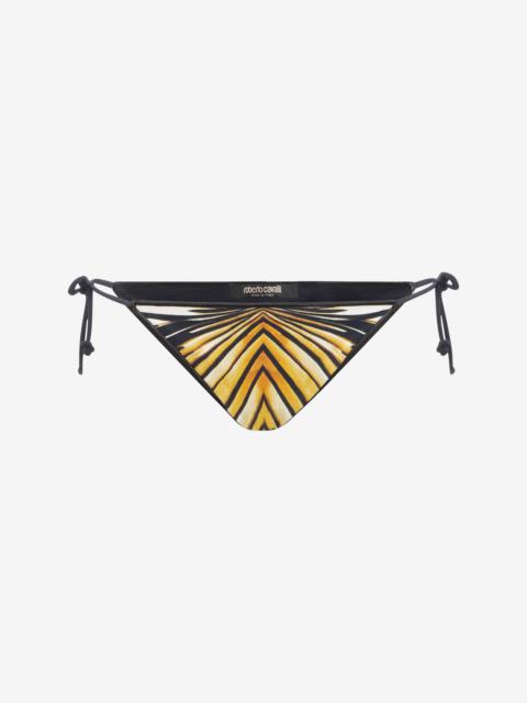 Ray Of Gold Print Swimsuit Bikini Bottom