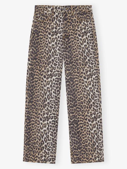 LEOPARD PRINTED IZEY JEANS