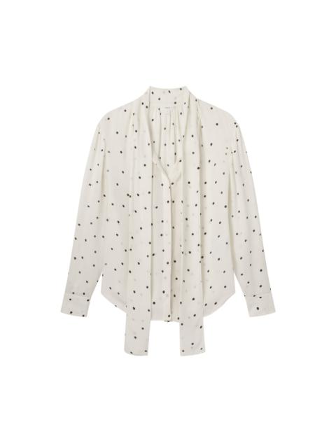 Viv Polka Dot Silk Top