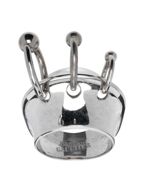 【関税込み】Jean Paul Gaultier シルバー The Piercing リング Silver Piercing Ring by Jean Paul Gaultier on Sale