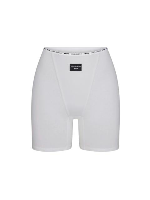 SKIMS x Dolce&Gabbana Cotton Jersey Boxer Snow