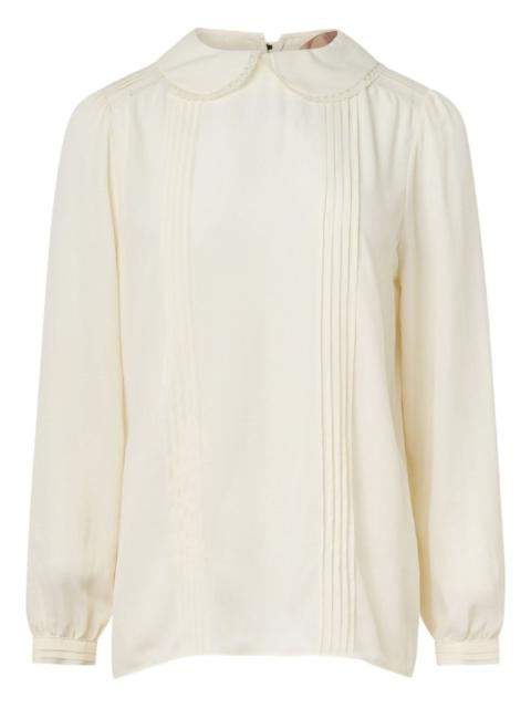 peter-pan collar top