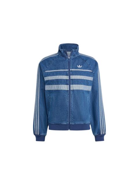 adidas Adicolor First Denim Track Top Blue Light Denim