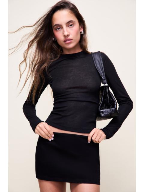 MICRO MINI DENIM SKIRT