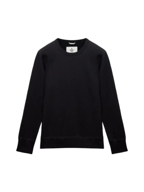 Midweight Terry Slim Crewneck Black