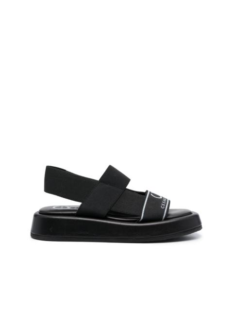 padded flat sandals