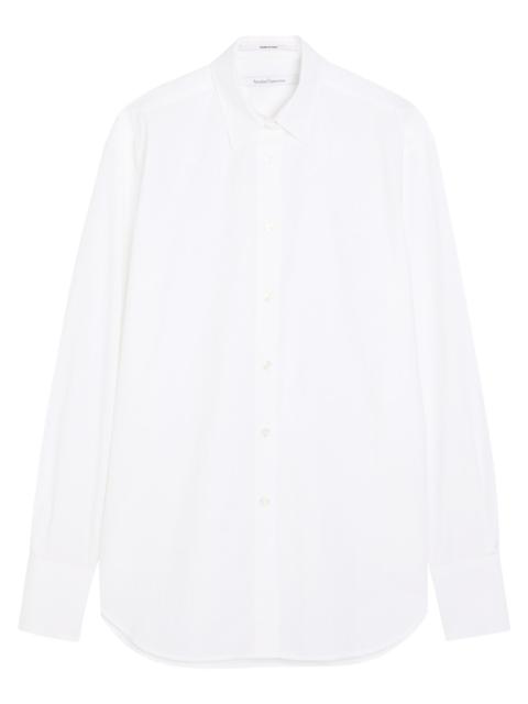 Another Tomorrow Cotton-poplin Shirt