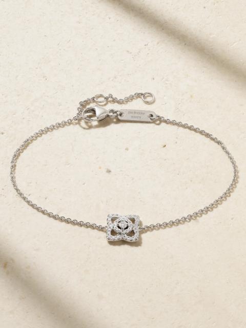 Enchanted Lotus 18-karat White Gold Diamond Bracelet