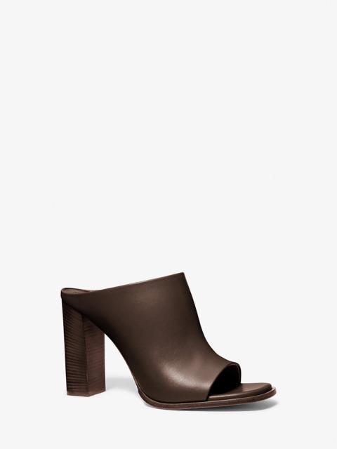 Natasha Leather Mule