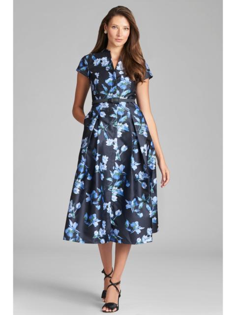 Martine Dress - Poseidon Venetian Petal