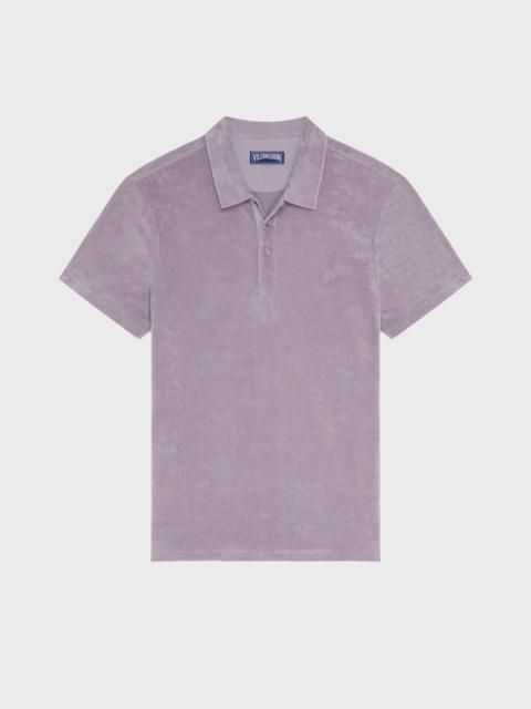 MEN TERRY POLO SOLID
