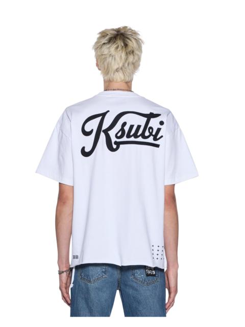 OUTFIELD EKCESS SS TEE WHITE