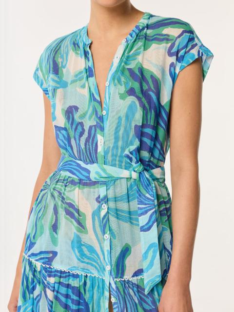 Long Dress Kora - Blue Seaweed