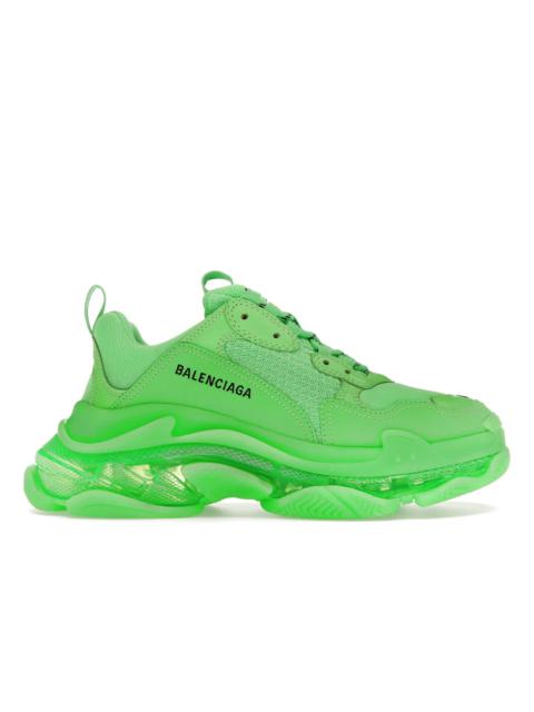Balenciaga Triple S Soft Neon Green Clear Sole