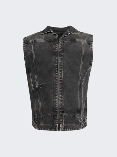Denim Vest Black