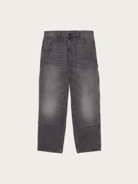 Double Knee Pant - Black Grind Wash