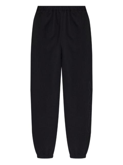 elasticated drawstring track pants