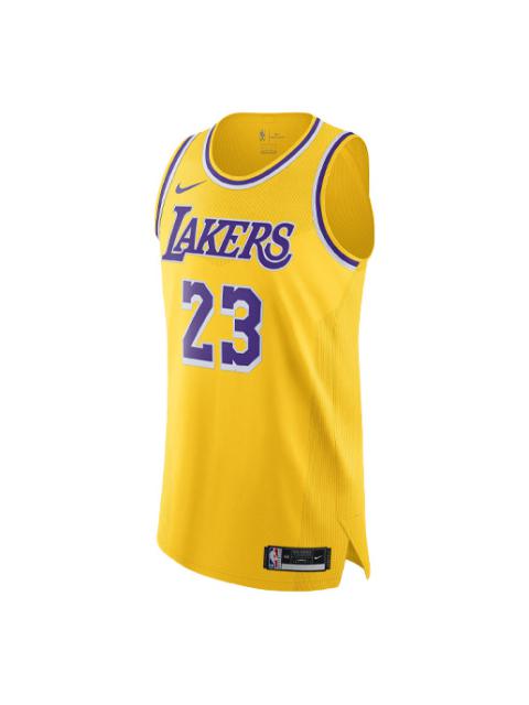 Nike x NBA Lakers LeBron James Jerseys 'Yellow' CW3448-729