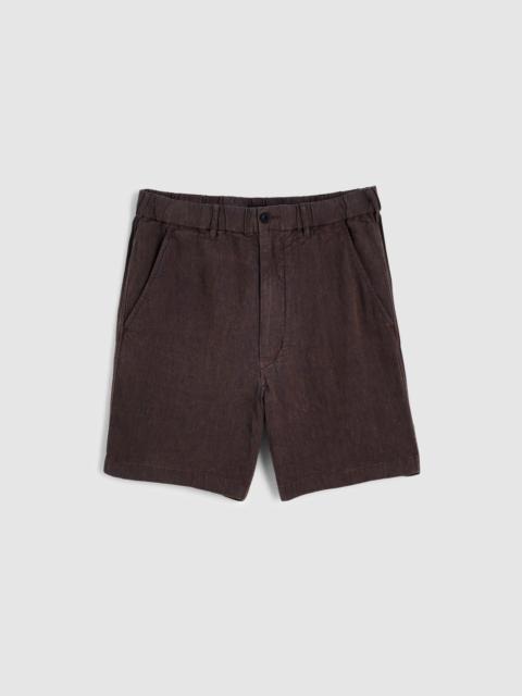 Pull-On Shorts in Linen