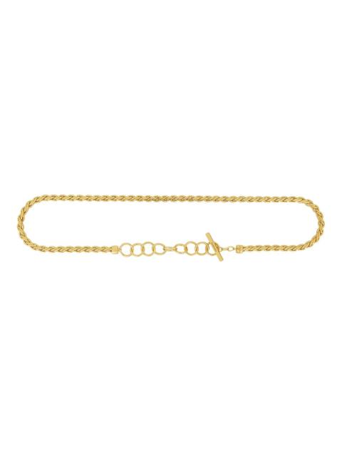 saint laurent chain belt