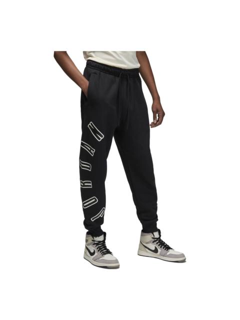 Air Jordan Flight MVP Fleece Trousers 'Black Sail' FB7027-010