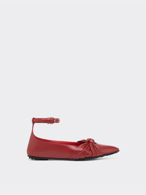 Patent leather ballet flats