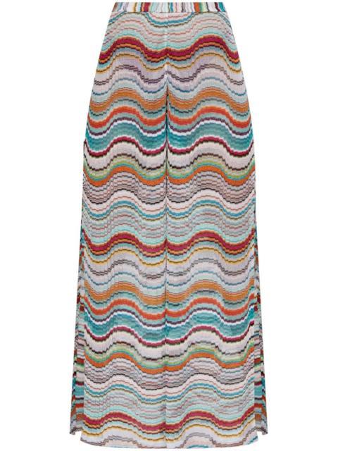 high-waisted trousers