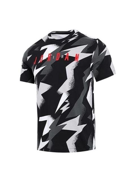 Air Jordan Breathable Casual Round Neck Short Sleeve Black DB1554-010