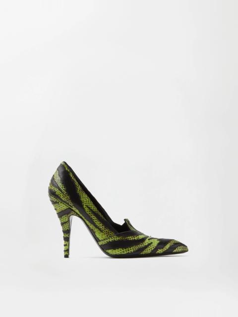 Tigre Python-Effect Leather Pumps 105 mm