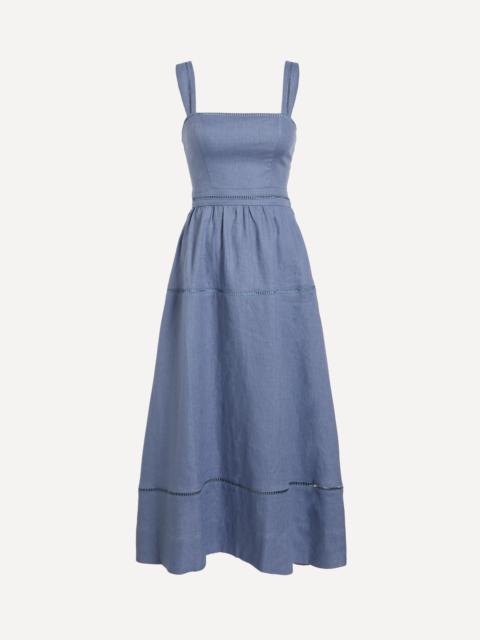 Everett Cornflower Midi Dress