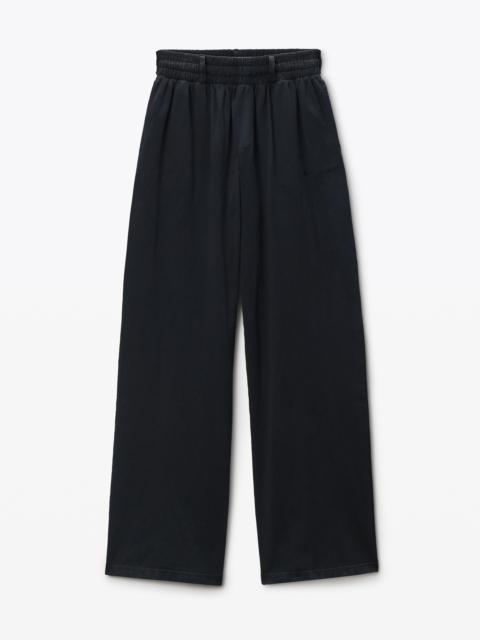 Black Cotton-Jersey Sweatpants