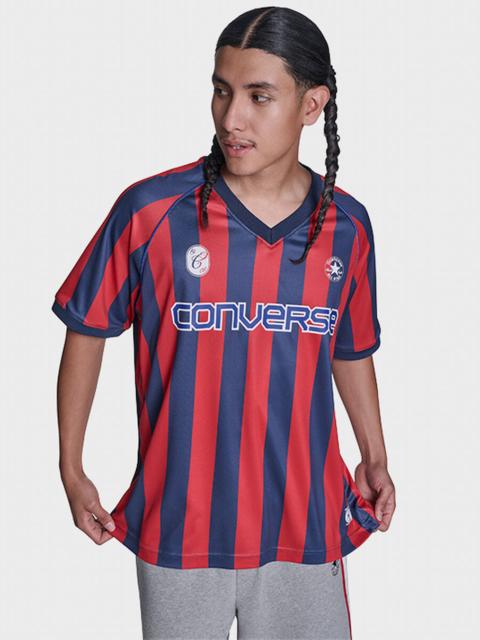 Striped Relaxed Soccer Jersey