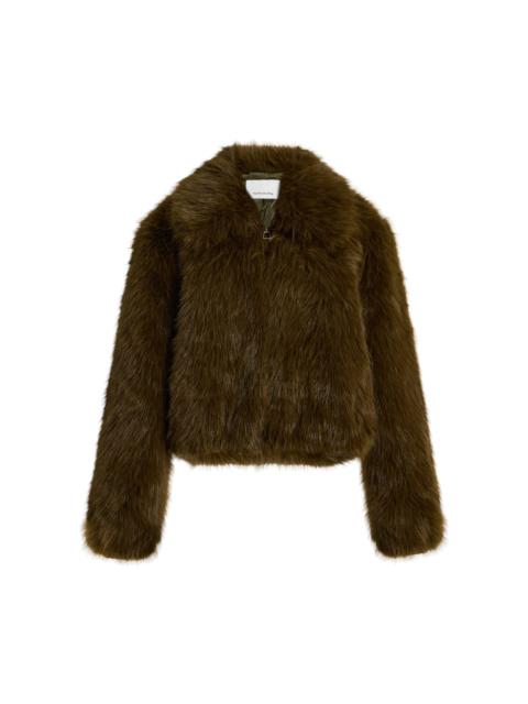 Hope Faux Fur Jacket green