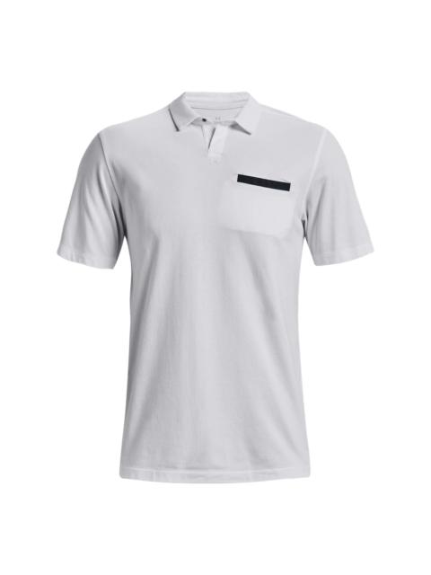 Under Armour Vanish Snap Polo Shirt 'White' 1373690-100