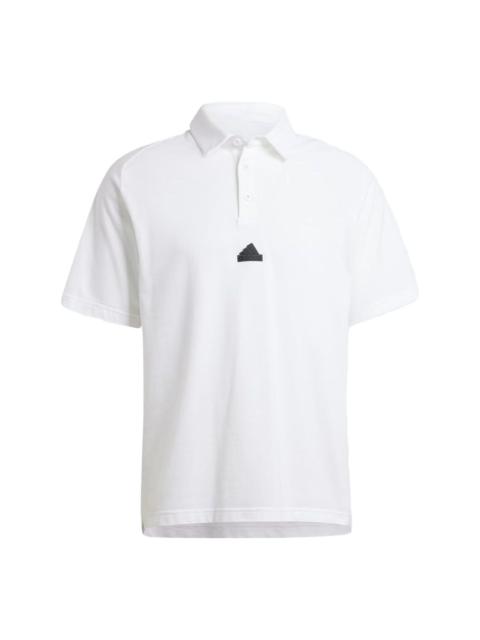 adidas Z.N.E. Premium Polo Shirt 'White' IJ6136