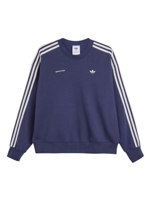 adidas x Sporty & Rich Sweatshirt 'Night Navy' JN5331